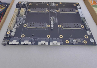 V100 SXM2 Dual-Card langsung melewati 300 GB/s NVLink interkoneksi AOM-SXM-V Backplane sederhana