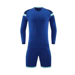 Carl American Otoño Invierno manga larga traje de entrenamiento de fútbol personalizado hombres mujeres adultos niños de secado rápido transpirable - Product Image 5