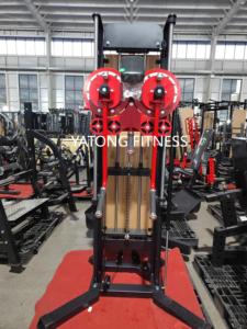 피트니스 측면 숄더 레이즈 머신 트레이너 높이 조절 플레이트 로드 겸용 스탠딩 레이즈 기구 - Product Image 3