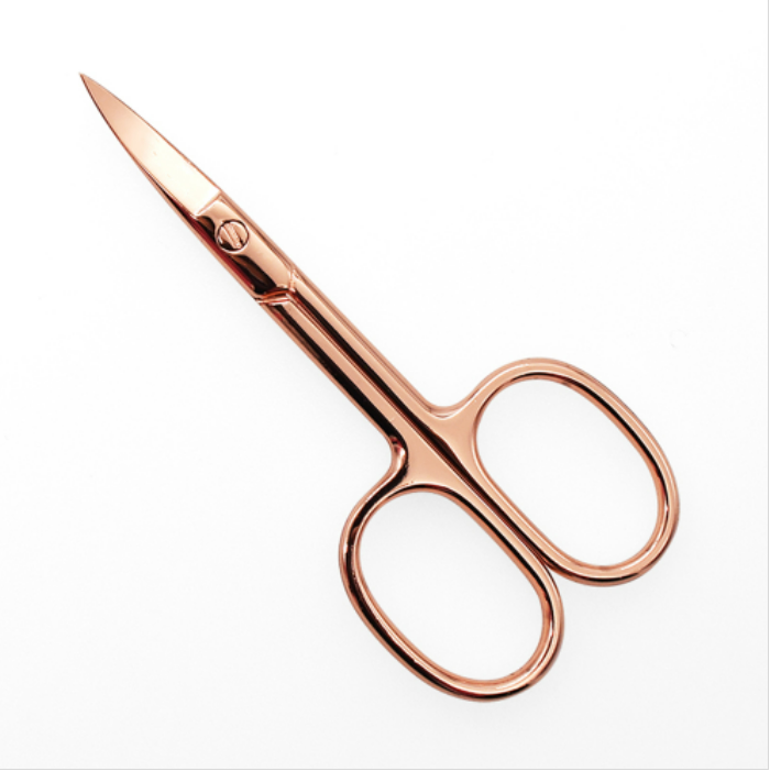 Ножницы из нержавеющей стали для макияжа и ресниц, триммер для фирменной марки, ножницы, резак