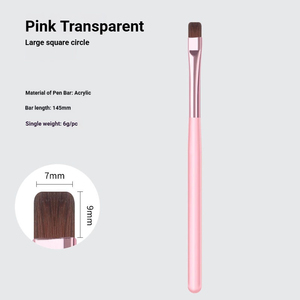 UV Gel Builder Nail Brush Japanese Style Soft Bristle No Trace Design Custom Logo Nail Extension Tool for Salon Manicure - Product Image 6