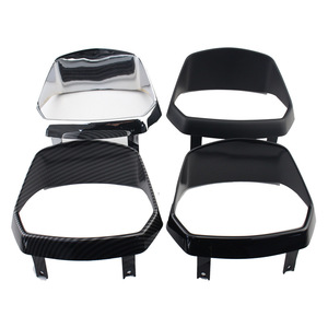 เหมาะสำหรับ <span class=keywords><strong>VESPA</strong></span> 150Sprint Spring <span class=keywords><strong>Sprint</strong></span> <span class=keywords><strong>150</strong></span> ฝาครอบไฟหน้าสี<span class=keywords><strong>ดำ</strong></span><span class=keywords><strong>ด้าน</strong></span> กรอบป้องกันไฟหน้า - Product Image 1
