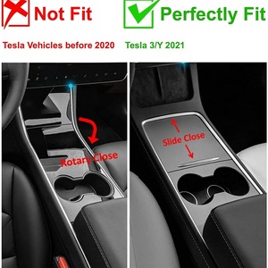 Tesla Model 3Y Center Console Organizer Plastic Storage Tray With 4-7 Compartments Waterproof Car <b>Interior</b> <b>Accessory</b> - Product Image 3