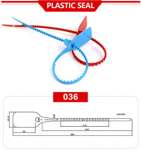 तेल ट्रक के लिए परिवर्तनीय लंबाई प्लास्टिक सील टैम्पर सबूत प्लास्टिक सील - Product Image 6