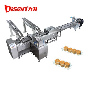 Complete Fully Automatic Durable Two Lane Small Cream Filling Biscuit <strong>Making</strong> <strong>Machine</strong> For Sandwich Biscuit With Cookies - Product Image 1