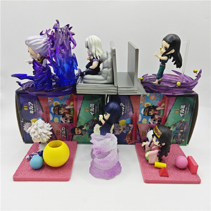 6 unids/set <span class=keywords><strong>HUNTER</strong></span> PVC Anime figura <span class=keywords><strong>GON</strong></span> <span class=keywords><strong>FREECSS</strong></span> Killua Zoldyck Kurapika Chrollo Lucilfer Hisoka modelo de juguete 5 ~ 8CM - Product Image 2