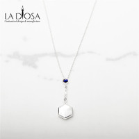 Collier pendentif en argent Sterling 925 naturel de perles, bijou minimaliste, offre spéciale