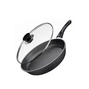 12 "भून धूपदान ग्रेनाइट कोटिंग dessini इटली शैली फ्राइंग पैन प्रेरण cooktop पर ग्रिल पैन