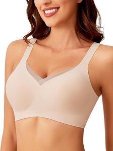 Bralette Push up <span class=keywords><strong>con</strong></span> <span class=keywords><strong>reggiseno</strong></span> Wireless <span class=keywords><strong>senza</strong></span> cuciture Bestseller Plus Size <span class=keywords><strong>con</strong></span> coppe imbottite, maglia traspirante Comfort per le donne - Product Image 2