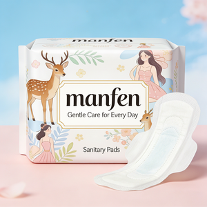 Serviettes hygiéniques en gros pour femmes à ions négatifs, personnalisées, en tissu non tissé, douces, respirantes, 3D - Product Image 1