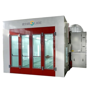 Cabines de pulvérisation de lavage à l'eau écologiques avec système de filtration à faible émission de COV <span class=keywords><strong>pour</strong></span> <span class=keywords><strong>le</strong></span> chauffage et <span class=keywords><strong>le</strong></span> brûleur diesel de peinture de voiture - Product Image 6