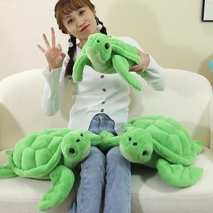 À la mode Super doux dessin animé Animal Simulation <span class=keywords><strong>tortue</strong></span> en <span class=keywords><strong>peluche</strong></span> jouets PP coton remplissage maille mignon enfants cadeaux soulagement du Stress - Product Image 1