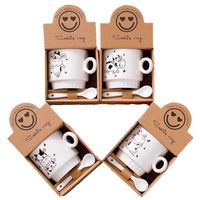 Taza de Boda Estilo Chino OEM de 230 ml - Taza de Porcelana con Logotipo Personalizado 'Felices para Siempre'