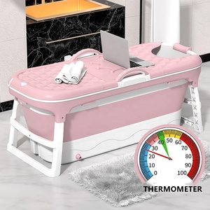 <span class=keywords><strong>Bañera</strong></span> de Hidromasaje Portátil Grande de 150 cm, <span class=keywords><strong>Bañera</strong></span> Plegable de Plástico PP para Adultos - Product Image 2