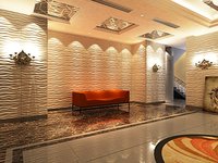 Panneaux muraux 3D modernes écologiques et imperméables, panneaux muraux décoratifs texturés pour la décoration intérieure, panneaux muraux décoratifs pour la décoration commerciale
