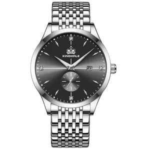 Jam tangan mewah jam tangan pria merek Top kedap air bisnis kualitas tinggi relojes de cuarzo untuk pria montre de luxe homme