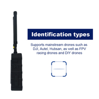Détecteur de drone portable 70 MHz-6200 MHz, scanner de signal radio RF portable, analyseur de spectre, amplificateur de puissance numérique H2L Elite