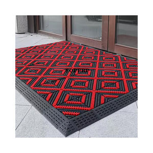 Buena Venta de piso de EVA resistente al agua al aire libre nieve barro eliminación azulejo PVC piso azulejos entrelazados - Product Image 1