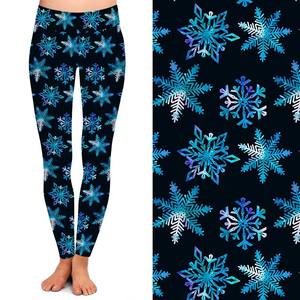 Vente chaude beurre doux classique noir herbe impression <span class=keywords><strong>3D</strong></span> Yoga pantalon Leggings femme - Product Image 4