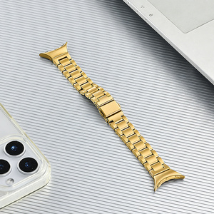 สายนาฬิกาสแตนเลสแบบ 3 ข้อต่อสำหรับ <span class=keywords><strong>Google</strong></span> Pixel Watch 41 มม. สายรัดแบบถอดเปลี่ยนได้รวดเร็ว - Product Image 4
