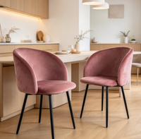 Ensemble de table et chaises de salle à manger pour la maison, chaises rembourrées pour la cuisine, restaurant, table à dîner 4 ou 6 places avec chaises