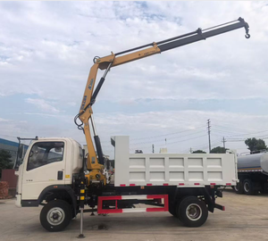 <span class=keywords><strong>Camion</strong></span> benne d'<span class=keywords><strong>occasion</strong></span> Howo 4x2 LHD avec <span class=keywords><strong>grue</strong></span> <span class=keywords><strong>Hiab</strong></span> et moteur diesel, <span class=keywords><strong>grue</strong></span> montée sur <span class=keywords><strong>camion</strong></span> à benne basculante à vendre - Product Image 5