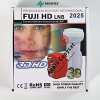 Highfly OEM FUJI SSI-T4100 Satellite TV High Gain KU Band Quad LNBF Haute Définition 0.1dB Facteur de Bruit 60dB Gain de Conversion