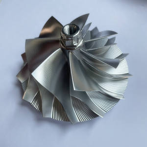 PTE76 76,44/102,40mm 7 + 7 cuchillas Punto de fresado rueda de compresor de palanquilla para PTE7685 Sportman CEA GEN2, PTE7675 Sportsman CEA GEN2 - Product Image 2