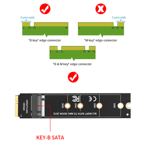 بطاقة محول TISHRIC SSD لأجهزة MacBook Air 2012 A1465 A1466 تدعم بروتوكول SATA مفتاح B/<span class=keywords><strong>M</strong></span> فقط - Product Image 5