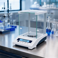 Balance analytique électronique intelligente à écran tactile, précision de pesée de 0,001 g, exportation de données USB, balance de laboratoire