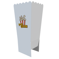 Seau à Popcorn Personnalisé Écologique Imprimé – Boîte à Emporter pour Popcorn et Frites