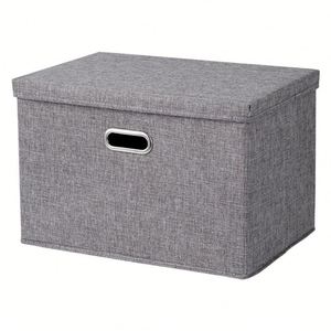 <b>Foldable</b> Storage <b>Box</b> Household Bedroom Finishing Fabric Sundries Toy Storage <b>Box</b> - Product Image 1