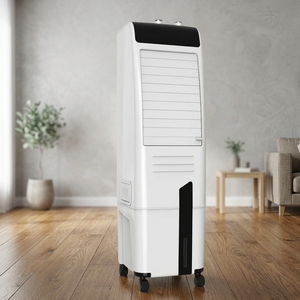 Hot Selling 30L Tower Air <b>Cooler</b> Energy Efficient Compact Design with 28 ft Airflow Coverage Honeycomb Pads 7% EER India Made - Product Image 1