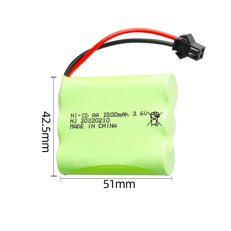 Factory 3.6V 1800mAh nickel-cadmium cell pack AA5 rechargeable toy car electric toys kids battery powered cars kids