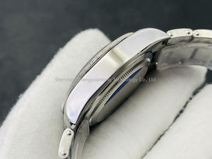 Montre de plongée pour homme en acier inoxydable avec logo personnalisé, vente en gros, calendrier, étanche - Product Image 5