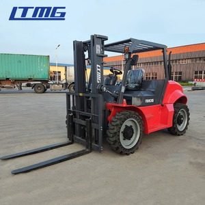 Vendita calda quattro ruote motrici Montacargas 3 Ton 3.5 Ton terreno accidentato carrello elevatore 2WD 4WD <span class=keywords><strong>ATV</strong></span> Diesel All terreno prezzo del carrello elevatore - Product Image 4