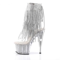ELITES Vente en gros de nouvelles paillettes brillantes personnalisées pour la danse sur barre, chaussures à talons hauts pour boîte de nuit