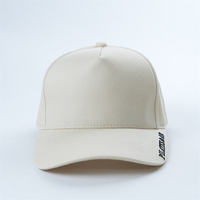 Casquette de baseball personnalisée à 5 panneaux avec logo brodé sur la visière, casquettes de baseball à visière incurvée