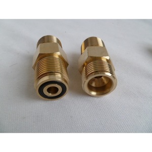 Cylinder Adapter External G58 To External G58 Copper With Sealing Ring For Firefighting Equipment - Product Image 2