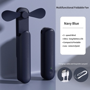Mini Ventilador de Mano Plegable, Portátil, Multifuncional, Banco de Energía de Emergencia con USB 3 en 1, Pequeño Ventilador Eléctrico - Product Image 3