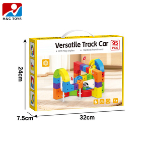Giocattolo Trasformabile con Pista per Tram, 95 Pezzi, Sviluppa la Coordinazione Occhio-Mano, Pista Autoassemblante per Bambini - Product Image 6