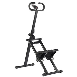 Escaladora Ajustable con Inclinación, Equipo de Fitness para el Hogar, Capacidad de 150 kg, Control Mecánico de Metal Negro JS5012 - Product Image 1