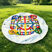 Sac à bandoulière imperméable et résistant à l'humidité pour jeu d'échecs volants, tapis de pique-nique, camping en plein air, sac de rangement portable à cordon