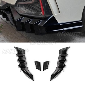 Kit de carrosserie pour pare-chocs arrière de voiture, lèvre de pare-chocs, kit de protection d'angle pour Honda Civic Type R Mugen 10e génération berline - Product Image 1