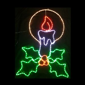 Luces de Cuerda con Motivo Navideño de Paloma de la Paz, de 70*70cm y 5m, con Marco de Acero LED Impermeable para Exteriores, Venta al por Mayor en Línea - Product Image 4