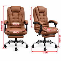 Chaise de bureau de direction à dossier haut, prix de gros, en cuir PU réglable, ergonomique, rembourrée, avec roulettes