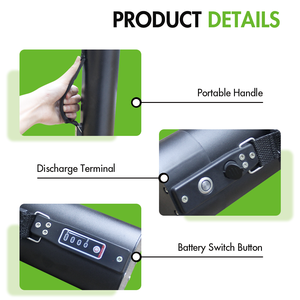 Kits de moteur de moyeu de batterie Ebike 36v 10ah 18650 2600mah Batteries de <span class=keywords><strong>VTT</strong></span> <span class=keywords><strong>électrique</strong></span> - Product Image 3