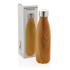 Bottiglia termica con texture legno 500ml per merchandising - Product Image 6