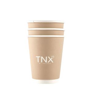 Customizable <b>Disposable</b> Double-Wall Craft Coffee <b>Cups</b> for Wine Tequila 8oz 10oz 12oz 16oz 20oz Hot Drinks Customized Logo - Product Image 2