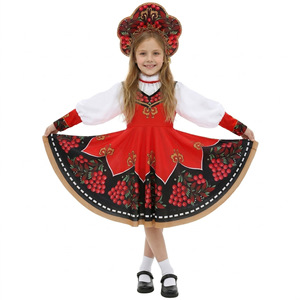 <span class=keywords><strong>Costume</strong></span> national ethnique russe, vêtements traditionnels russes pour enfants, robe <span class=keywords><strong>de</strong></span> fête pour filles, tenue <span class=keywords><strong>de</strong></span> princesse pour cérémonie d'anniversaire - Product Image 5